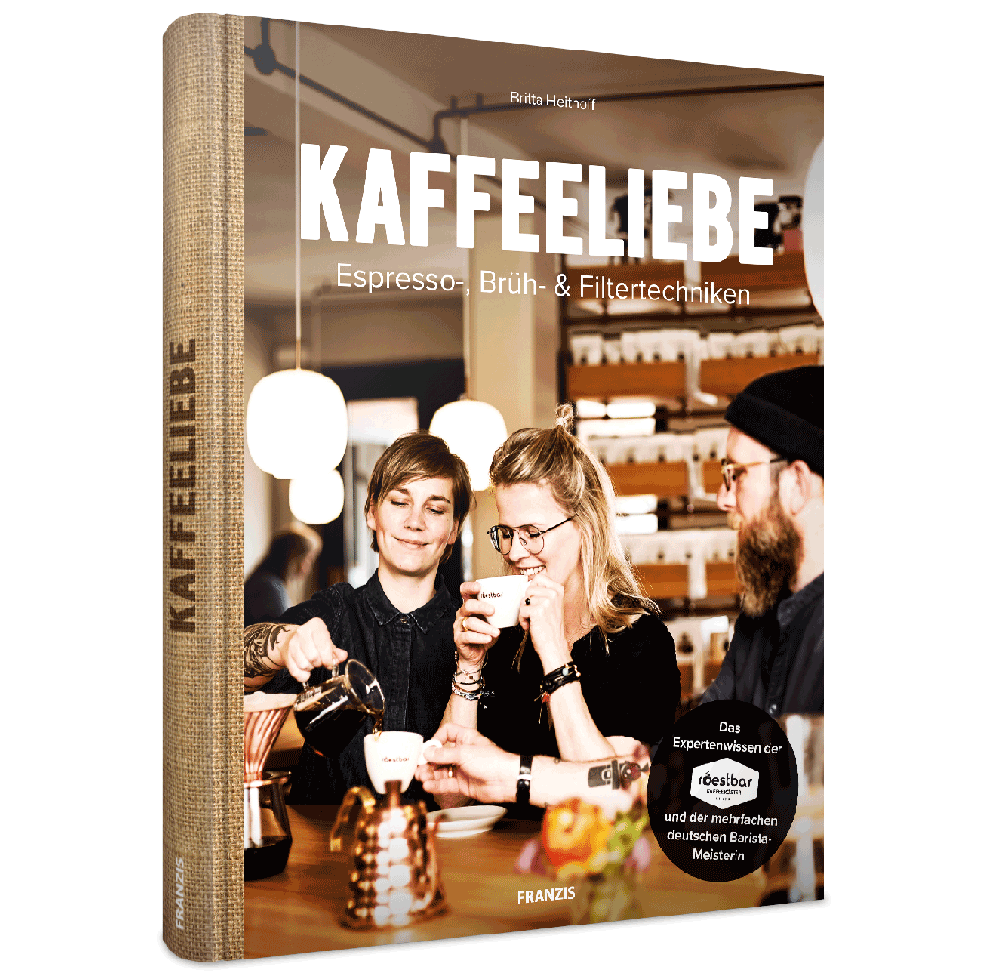 Titel Buch Kaffeeliebe des Franzis-Verlag